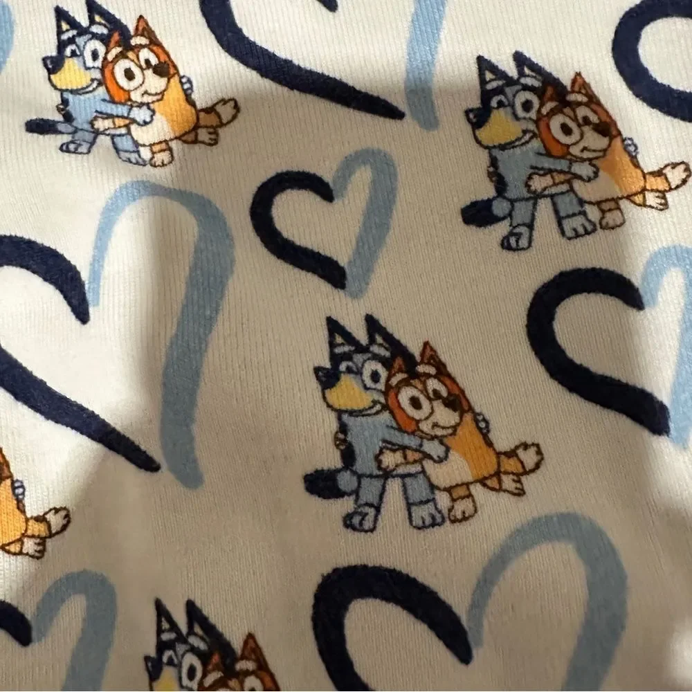Hanna Andersson Bluey Kids Pajama Set 6-7 organic cotton